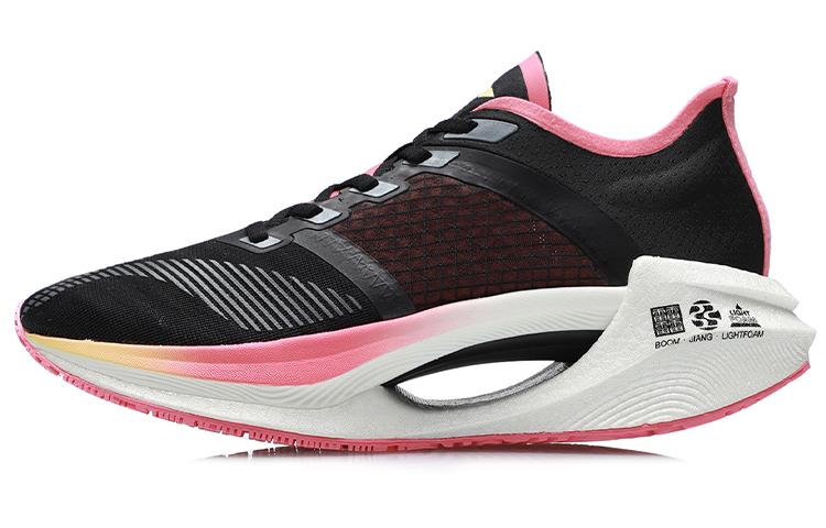 Li Ning Shadow Essential Running Shoes Women s Low Top Black/Pink ARHR122-2 35.5