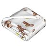 George the curious monkey cartoon for kids pack Blanket Warm Fleece Sofa Throw Blanket for Home Bedroom Office Throws Bedspread