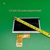 Universal 4.3-5.0 inch HD IPS LCD Screen for Fish Finders, High Brightness, Full Angle View