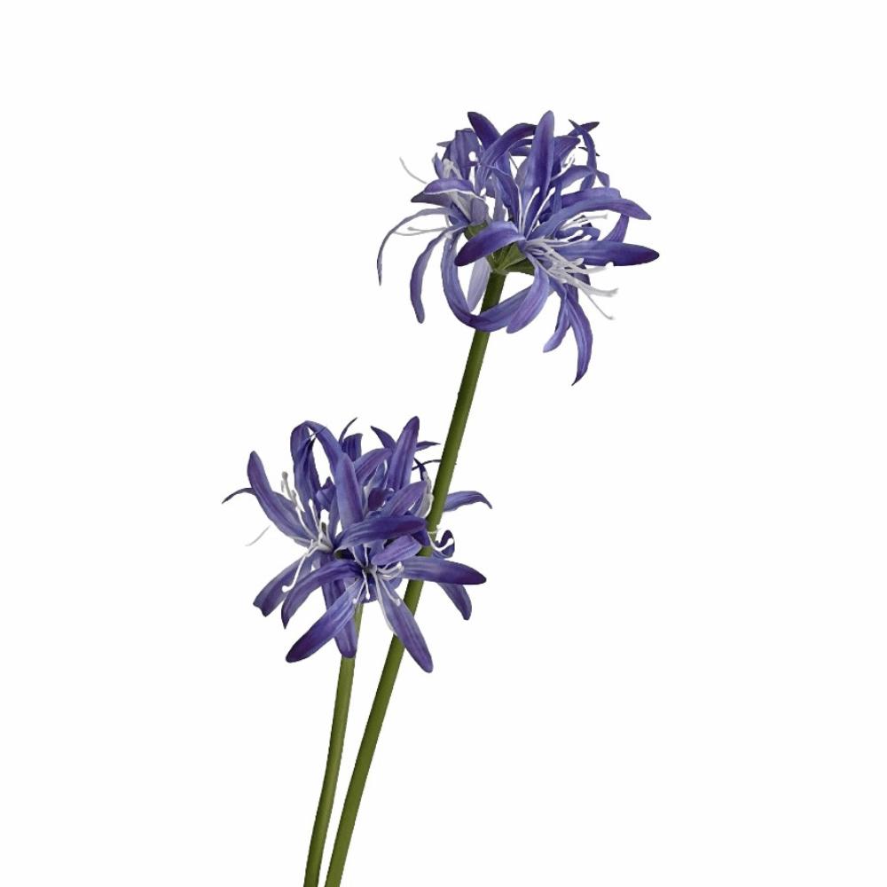 2 Heads Simulation Lycoris Flower Realistic Artificial Silk Flower  Party Decorations