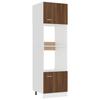 VidaXL Meuble micro-ondes "Lyon" Chêne brun 60 x 57 x 207 cm Bois d'ingénierie 815605