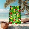 Grinch beach towel Outdoor camping Beach towel for vacation swim Outdoor pool Absorbent bath towel