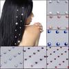 48 Pcs Girls Hair Decor Rhinestone Jewels Fashion Hair Extension Straightener Adorn