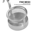 304 Stainless Steel Tea Coffee Strainer Filter With Base For Loose Leaf Tea Easy To Clean Kung Fu Tea Fine Mesh Tea Filter