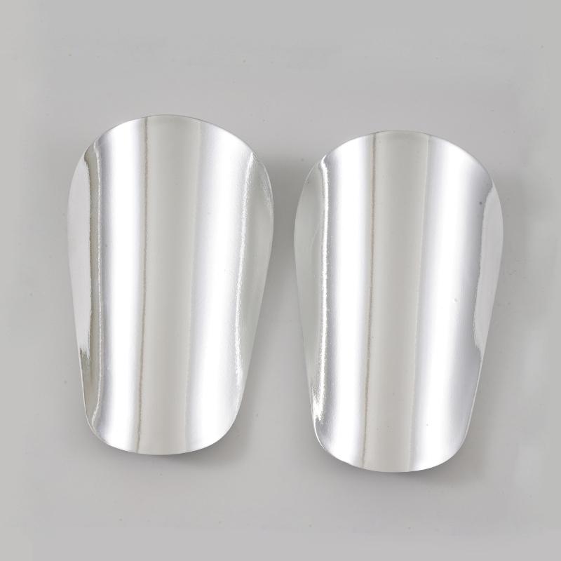 Взрослые Подростки Дети Щитки для голени Футбольные Защитные Футбольные Щитки Амортизирующие Противоударные Футбольные Щитки Защитное Снаряжение XS серебряный