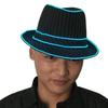 LED Light-Up British Style Jazz Top Hat - Flashing Festival & Masquerade Party Prop
