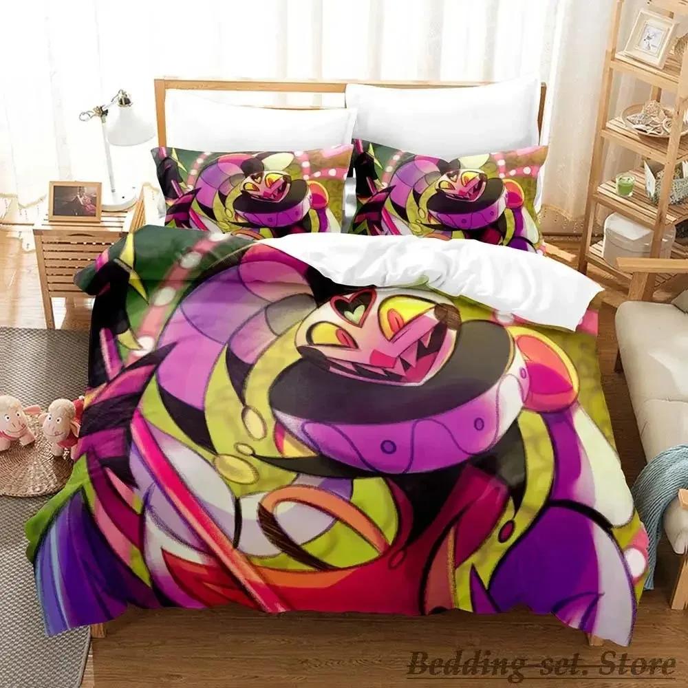 Comforter 3D Print Fizzarolli Boss Bedding Set Single Twin Full Queen King Size Bed Set Adult Kid Bedroom S Anime Game Bed