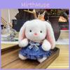 Rabbit Strap Skirt Plush Toy With Bowknot Doll Childrens Toy Holiday Gift