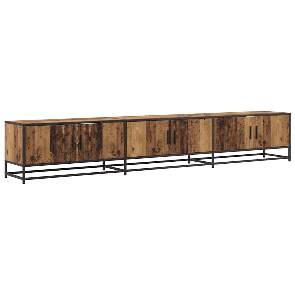 TV Units 2 pcs Reclaimed Wood 240 x 35 x 41 cm Wood Based Material