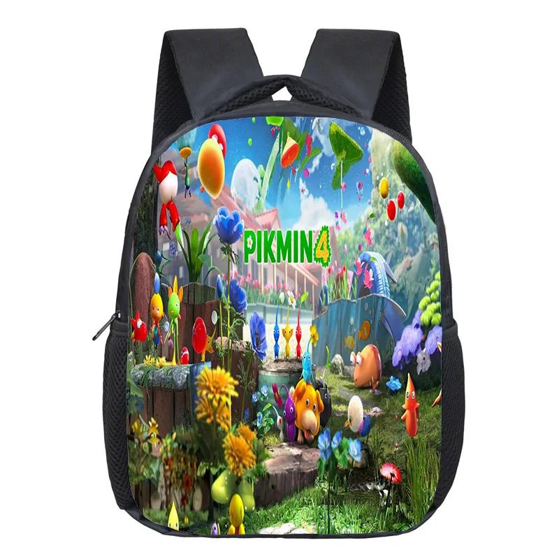 Mochila Pikmin Rugzakken Tiener Boekentas Mode Kinderen Schooltassen Reizen Casual Rugzak Grote Capaciteit Dubbele Schouder Tas Pikmin backpack