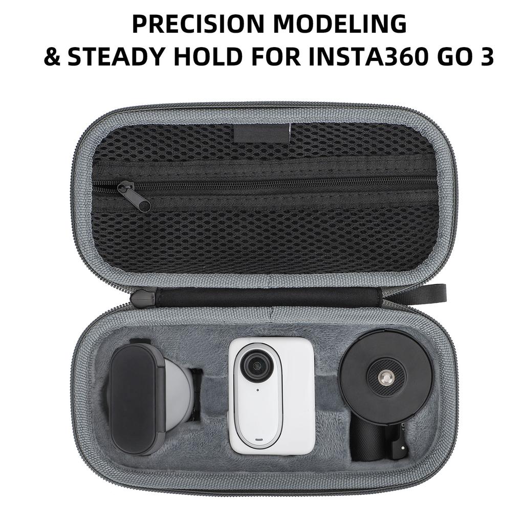Camera Carrying Case Storage Box Pouch Shockproof Waterproof Accessories for Insta360 GO 3 Camera