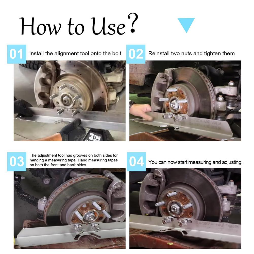 Wheel Alignment Tool Plate Toe Alignment Tool Plates Accessories Accurate Measurements Alignment Tool Board For SUV Car