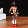 1/3/6Pcs  Year Home Decoration Christmas Nutcracker Soldier Puppet Wooden Handicraft Christmas Tree Pendant Desktop Ornament