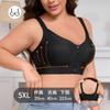 0XL-5XL Super Large Size Front Buckle Bra for European and American Sizes, No Steel Ring, Adjustable Shoulder Strap, Large Size