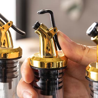Tampa de garrafa de azeite, 2 peças, molho de óleo, vinagre, rolha, dispensador, ferramenta de cozinha