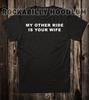 Novelty T-Shirt Biker Chopper Motorrad Meine andere Fahrt ist deine Frau