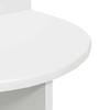 Nightstand White 40 x 35.5 x 45.5 cm Engineered Wood