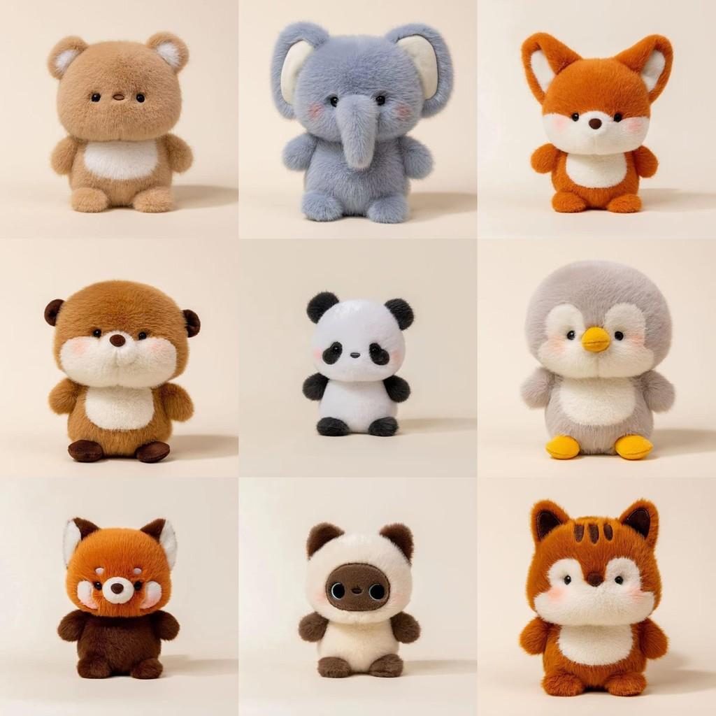 Panda Cute Bear Otter Penguin Fox Plush Toys Companions Girls Kids Gift Birthday