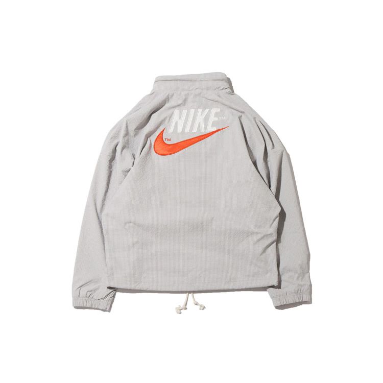 Nike Sportswear Logo Woven Jacket Men Jacket Light-Iron-Ore-Grey DM5286-012