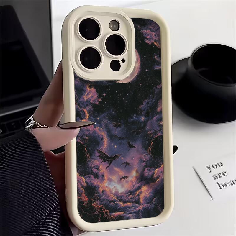 Mysterious Magic Star Moon Pattern Phone Case For Samsung Galaxy S25 S24 S23 S22 S21 S20 Ultra Plus FE A15 A35 A54 A55 Cover