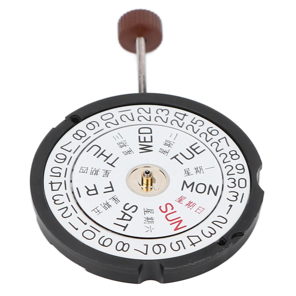 507 Replacement Watch Movement Day Date Calendar Watch Movement Repair Parts for Watchmaker