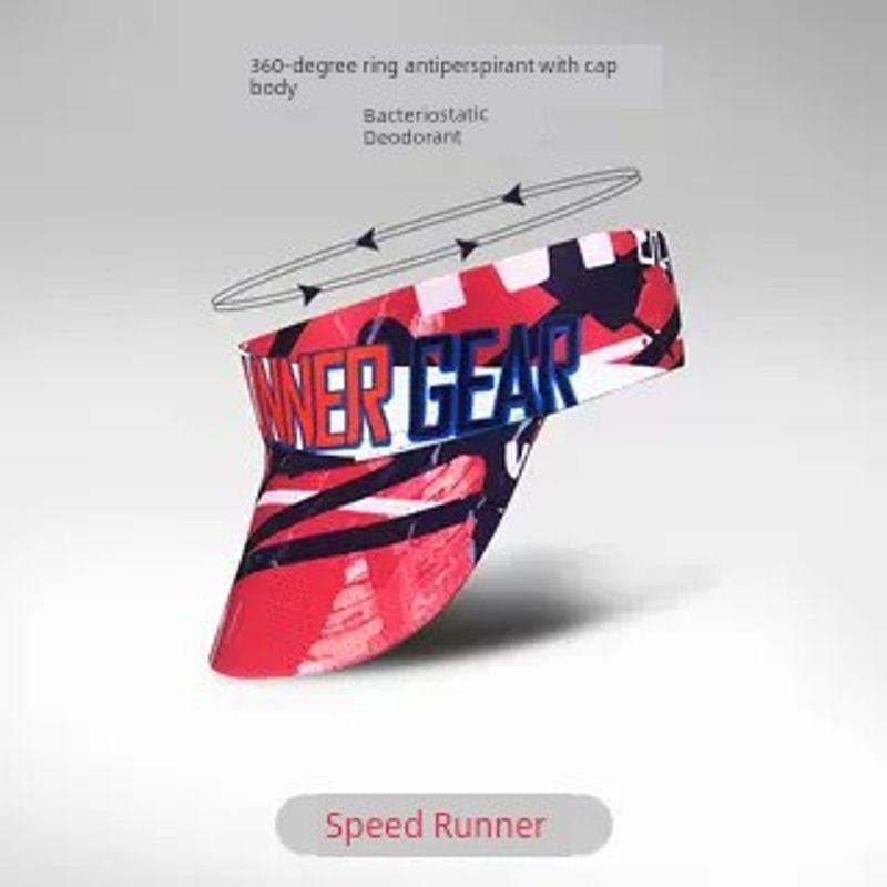 

URG Magic Topless Hat Men and Women Professional Running Sports Marathon Fashion Super Lightweight Quick-Drying Sun Protection Hat Speed runner (head circumference 51cm) All yards