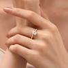 Fashion Light Luxury Love Ring Femininity Niche Couple Wedding Heart Ring