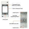 1Pcs 2 Way Breaker Box IP65 Waterproof Solar Junction Box Durable Air Switch Box  for 2P Breaker