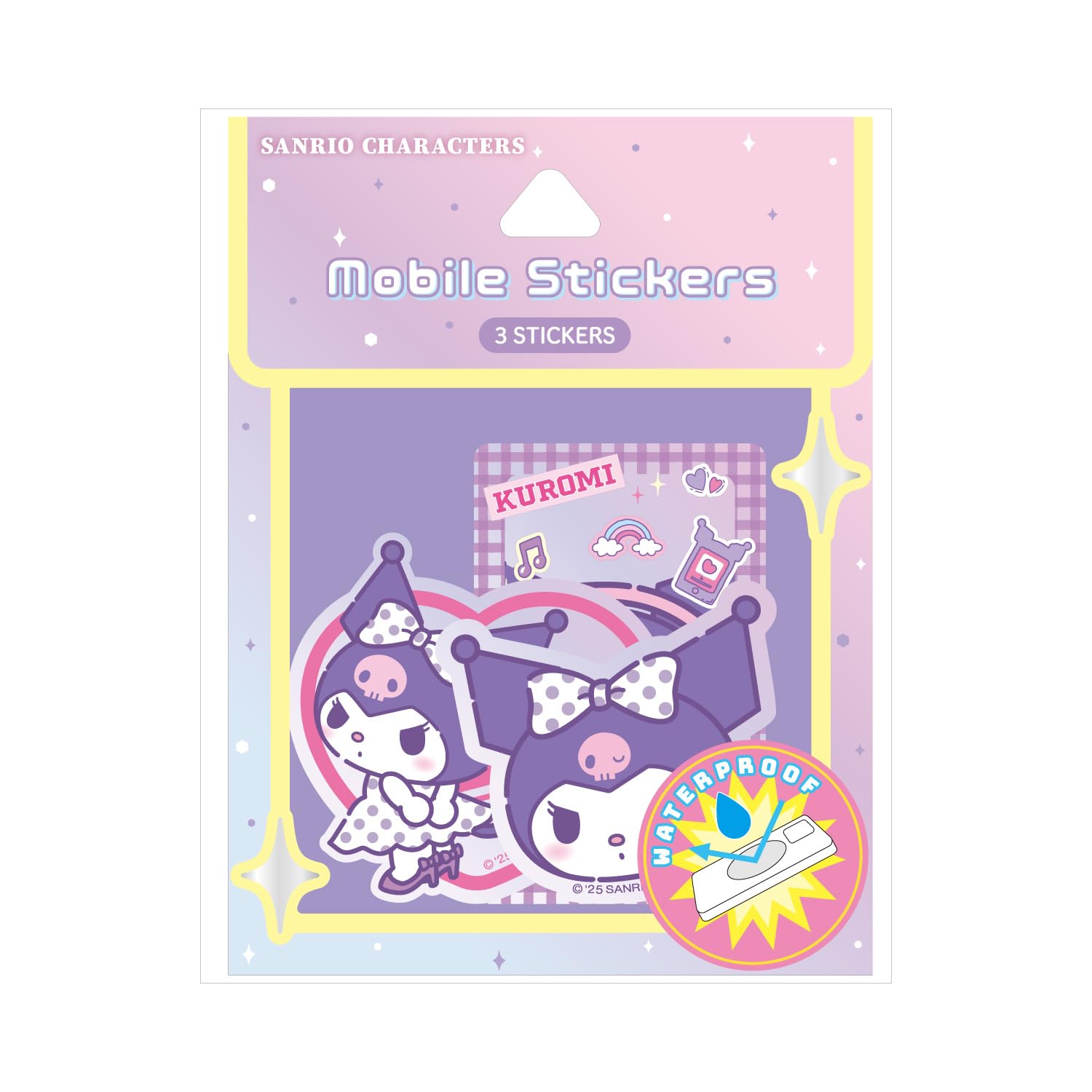 Gourmandies Sanrio Characters Mobile Sticker Kuromi SANG-564KU