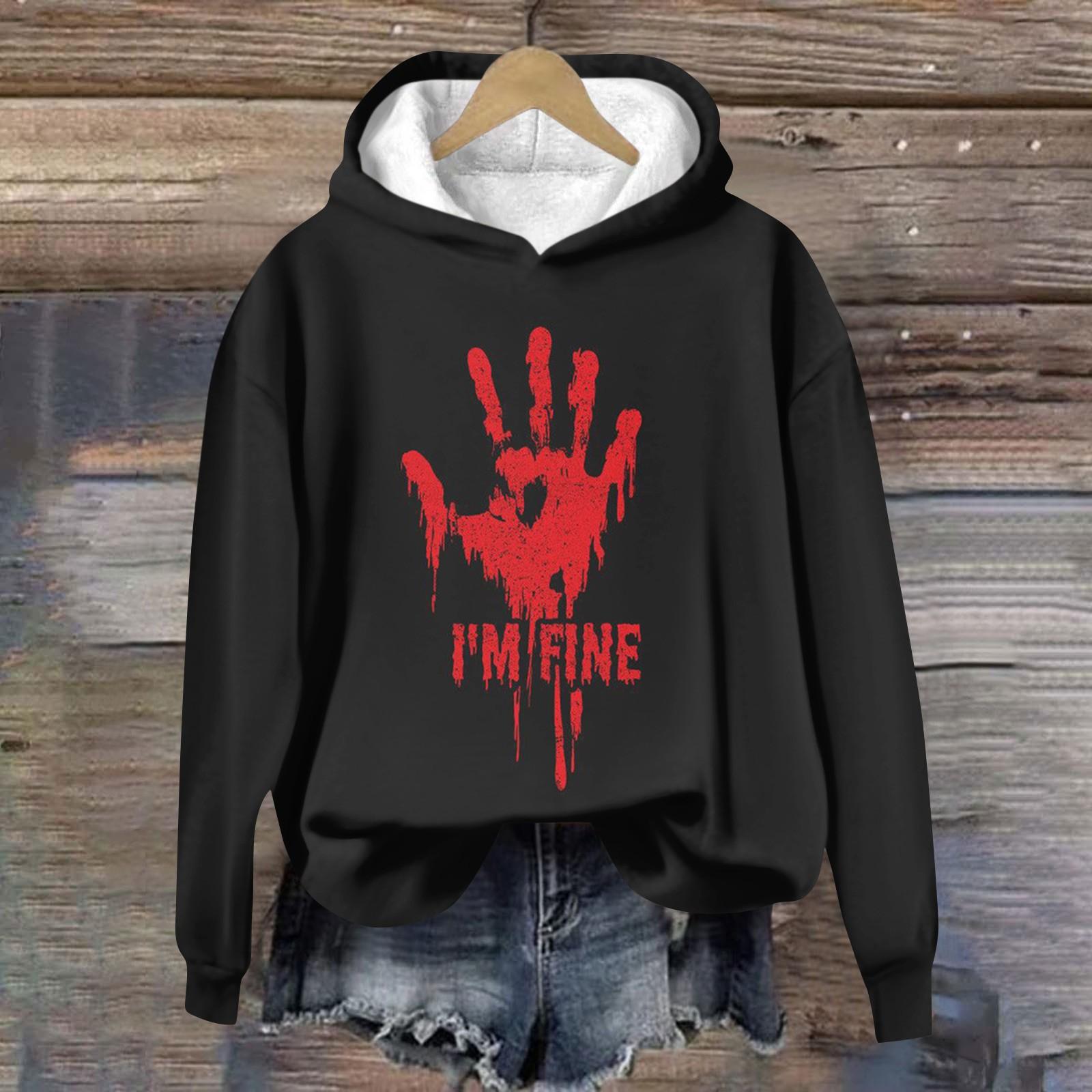 

Женские повседневные модные худи с длинным рукавом и круглым вырезом, с принтом семьи индейки цвета вина XL чёрный