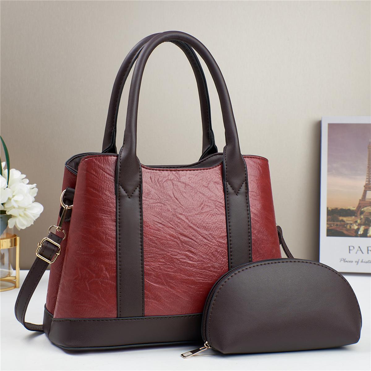 

2 шт. набор женских сумок модная женская сумка из искусственной кожи люксовое качество женская сумка-мессенджер через плечо сумки-кошельки брендовые женские сумки