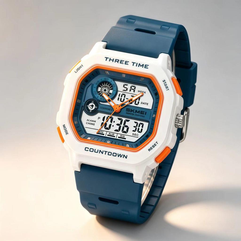 Unisex Digitaluhr SKMEI Dual Display Schule 50M Wasserdicht 2641