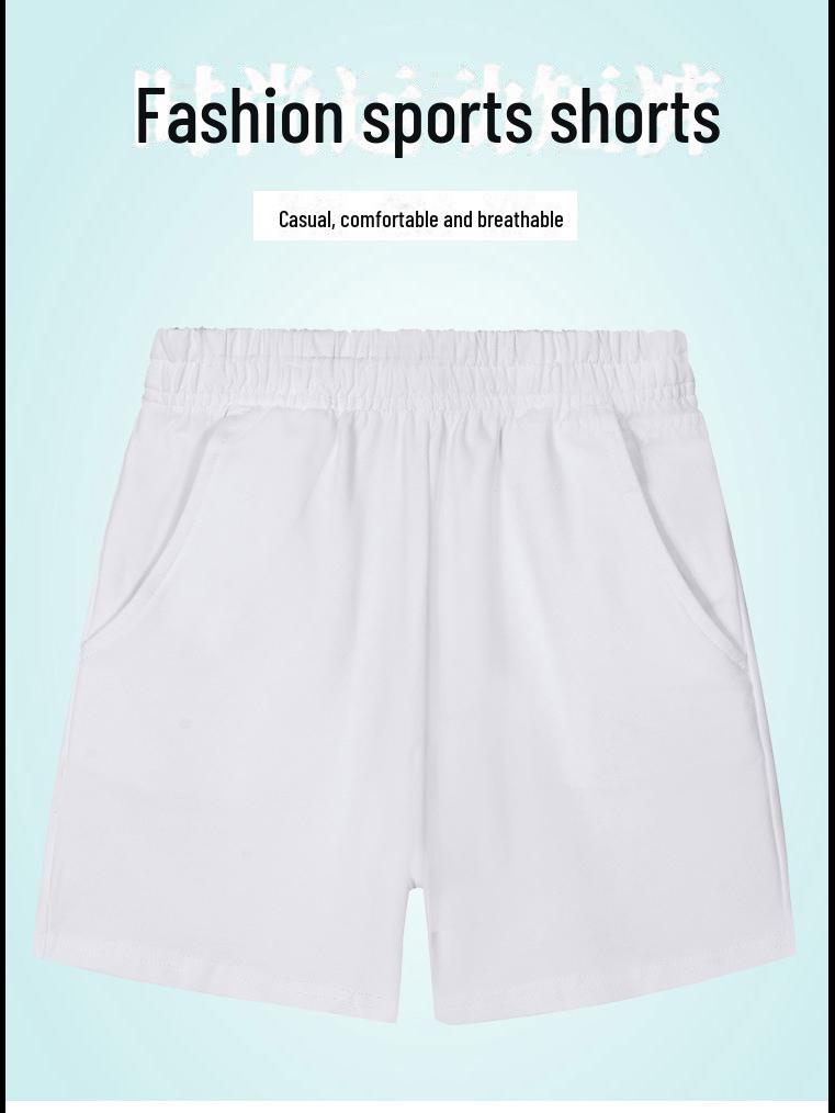 Sommeruniform-Shorts für Kinder: Weiße, graue und marineblaue Sportshorts für Jungen