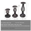 American Retro Candlestick Ornament Hollowed Out Black Valentine's Day Table Wedding Candlelight Dinner Prop Decoration Cup