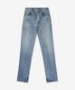 SAINT LAURENT Mid-Rise Straight Denim Pants - Benjamin Blue / 795350Y13Kd4423