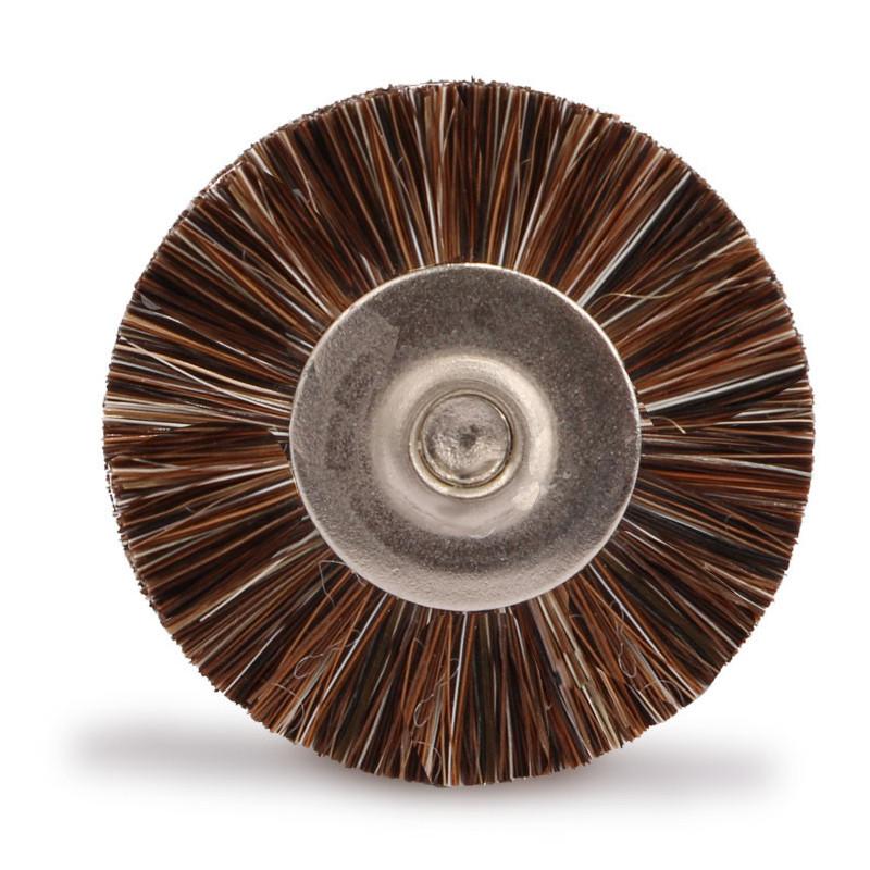 10pcs/saco Dental Polimento Profilaxia Escovas Lã Roda Pano Algodão Cavalo Cabelo Dentes Polidor Baixa Velocidade Reta Handpiece