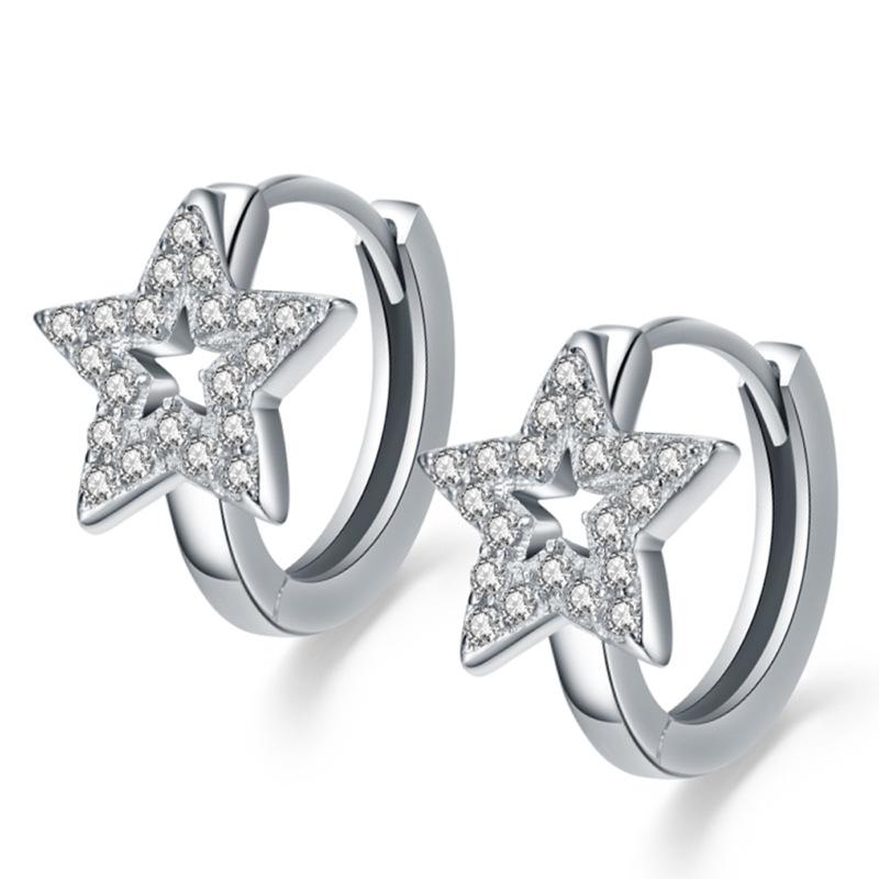 925 Silver Stud Earrings Beautiful Earrings High Quality For Women Earring Wedding Fine Jewelry Accessories Party Gift