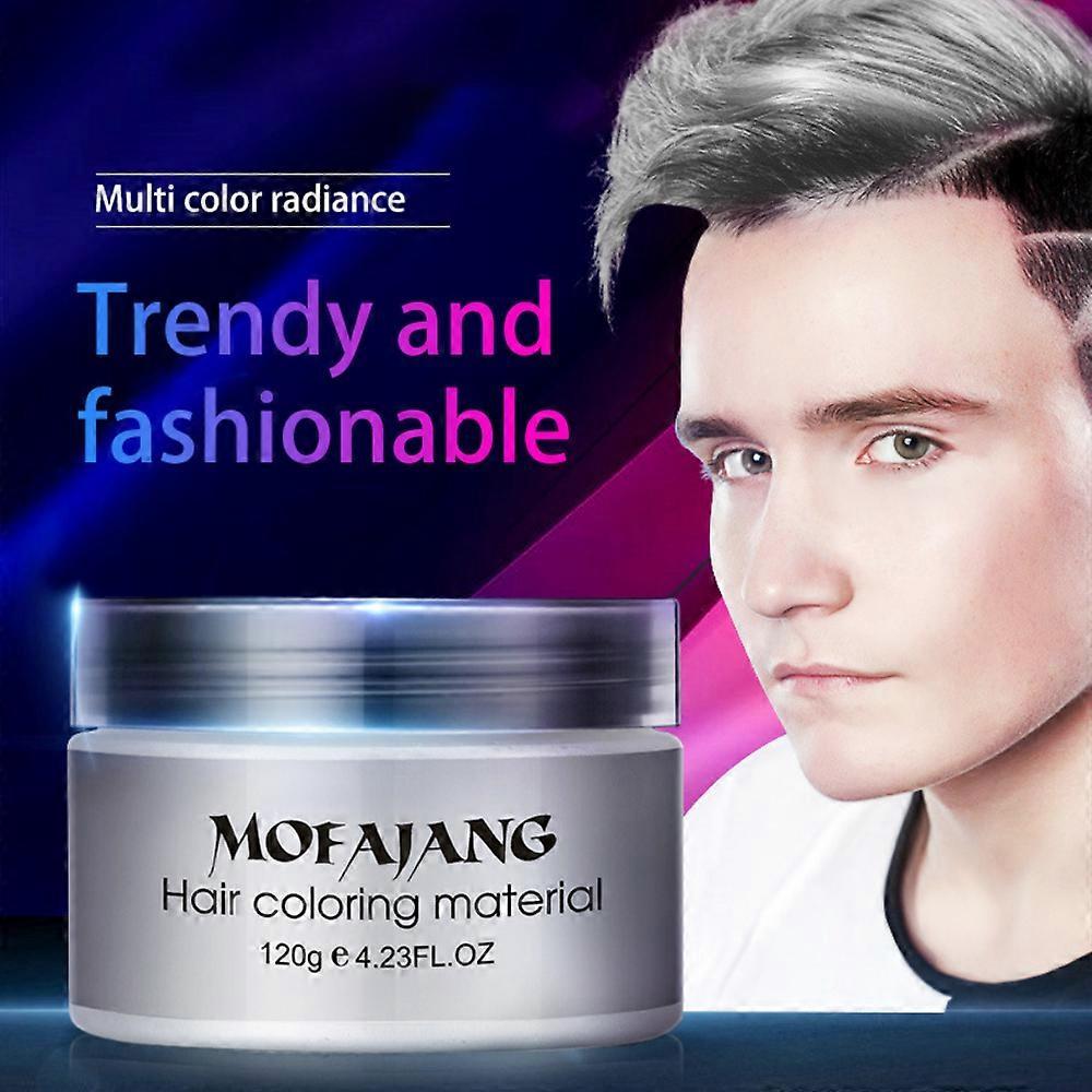 Mofajang 9 barev Unisex vosk na barvení vlasů, barvicí hlína, stylingový krém, barvení kutilství