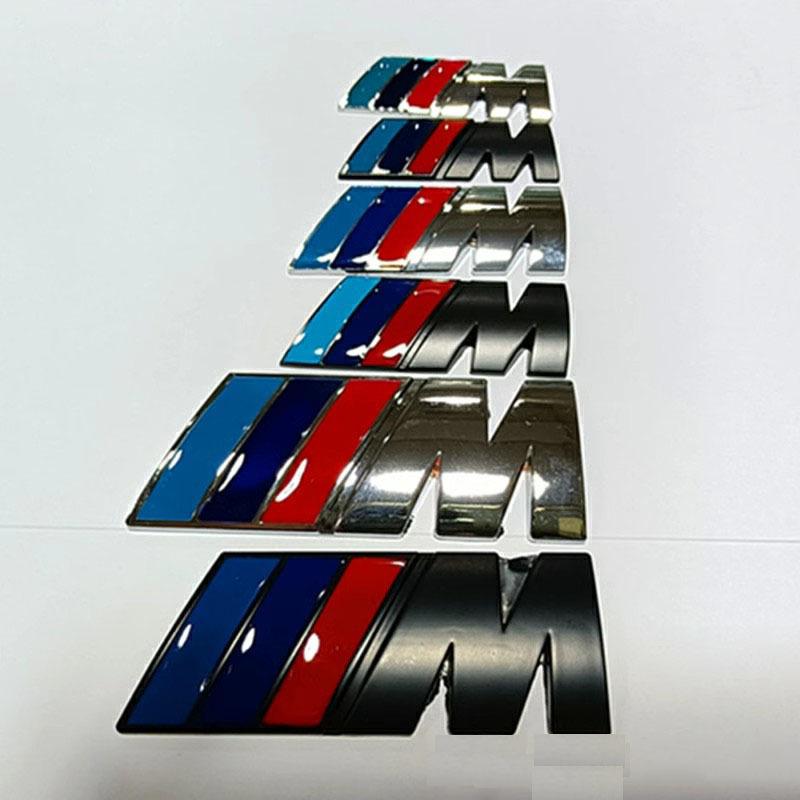 Grilă și Autocolant Aripă Compatibile cu Logo M pentru BMW: Seriile 1, 3, 4, 5, X1, X3, X5