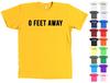 Null Fuß entfernt Bella + Canvas Shirt Grindr Gay App Shirt 0 FT T-Shirt - NEU