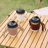 Cozy Fabric Cup Sleeve Plush Coffee Sleeve, Hand Strap Soft Insulated Holder, Autumn Winter Warmer Wrap Retro Style for And Daily Use Anti Scald Milk