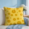 Bitcoin Btc Logo Cool Cushion Cover Square Pillow Bedroom Sofa Leisure Comfort Living Room Home Decoration X