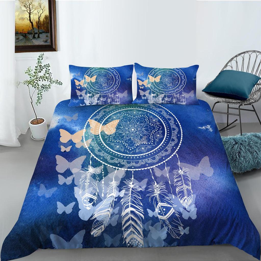 Star Dream Catcher Theme Bedding Set Pillow Cover Bedding Set Duvet Cover Full Size Single/Double Bed Home Decoration