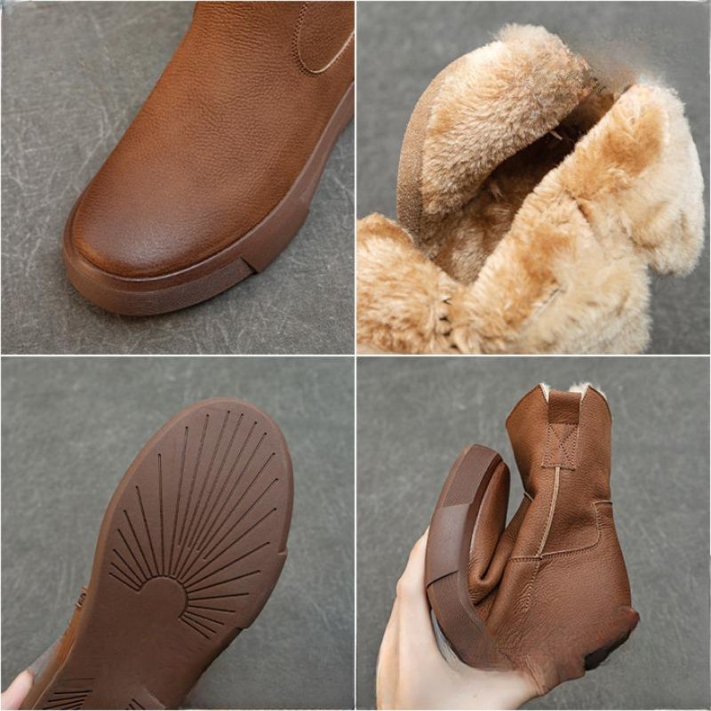 Women's Thickened Snow Boots Thick-soled Low-top Women's Boots Versatile Women's Shoes