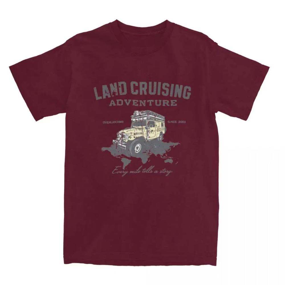 Overland Land Cruse 80 Off Road Outfits T-Shirt for Men Women Landcruising Adventure Casual  New Arrival Tees