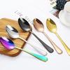 304 Stainless Steel Seasoning Spoon Coffee Spoon Ice Cream Dessert Spoon Mini Stirring Kitchen Accessories Gift