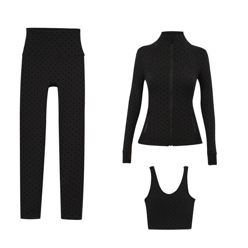 LULU Women`s Polka Dot 3-Piece Set: