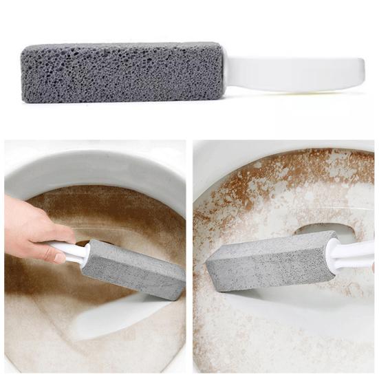 Kamień Pumeksowy do Czyszczenia Toalety z Ergonomiczną Rączką Naturalny Środek Ścierny do Usuwania Kamienia Kotłowego Środek do Usuwania Plam z Toalety Czyścik do Szorowania
