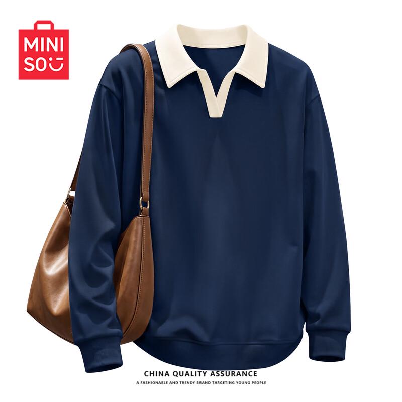Women's Loose Fit POLO Collar Pullover Sweatshirt