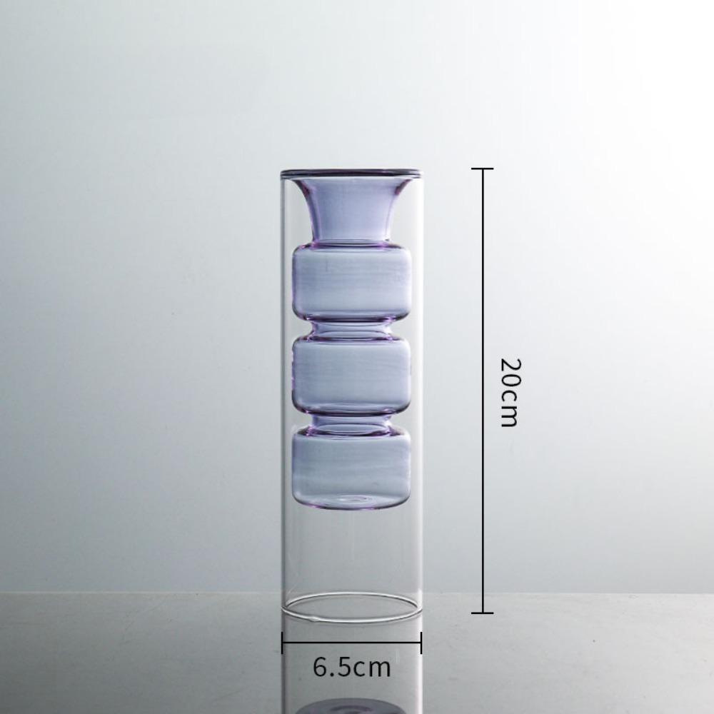 Creative Flower Vases Decorative Glass Bottles Hydroponic Planter for Wedding Centerpieces Living Home Office Table Decor